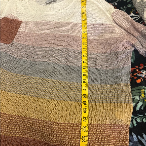 Hayden Lightweight Multicolor Striped Sweater - Picture 11 of 11